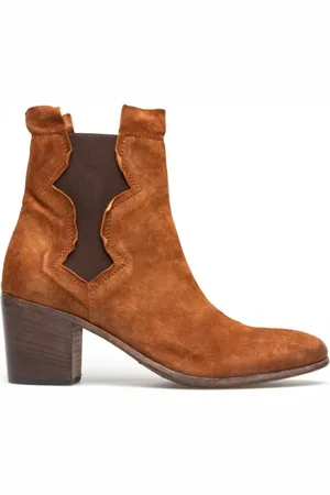 Moma Sko, Dame, Brun, 39 EU, Suede, Brune Suede Ankelstøvler