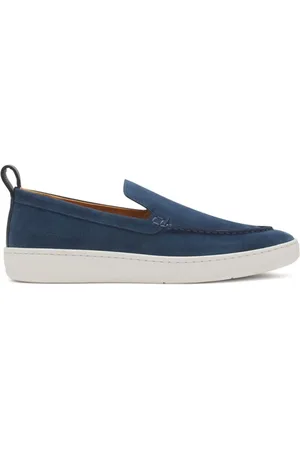 Lanvin Sko, Herre, Blå, 40 EU, Suede, Cruiser Suede Loafers