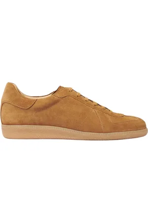 Scarosso Sko, Herre, Brun, 39 EU, Læder, Håndlavede Sneakers i Ruskindslæder