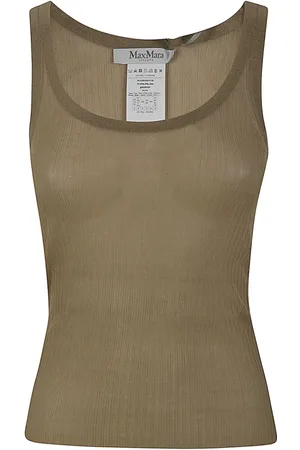 Max Mara Top, Dame, , L, Bastia Silk Tank Top