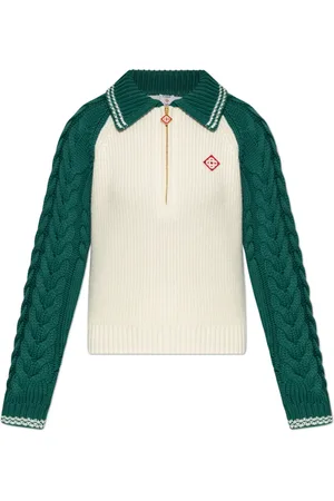 Casablanca Strik, Dame, , M, Uld, Uldsweater med logo