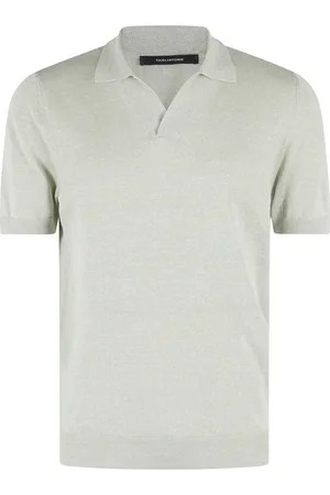 TAGLIATORE Top, Herre, Grøn, L, Bomuld, Polo