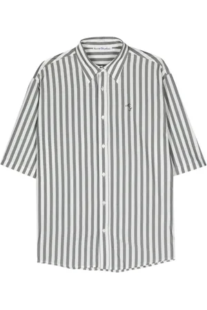 Acne Studios Skjorte, Herre, Flerfarvet, L, Short Sleeve Shirt