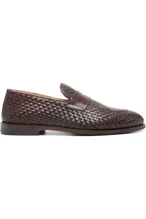 Brunello Cucinelli Sko, Herre, Brun, 42 EU, Læder, Mokkasin Loafers