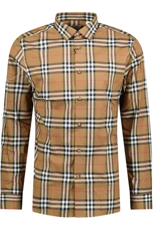Burberry Skjorte, Herre, , M, Bomuld, Check Monogram Skjorte