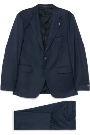 TAGLIATORE Jakkesæt, Herre, Blå, 2XL, Single Breasted Suit