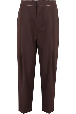 Elisabetta Franchi Bukser, Dame, Brun, 2XS, Polyester, Elegante Bukser