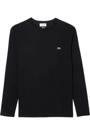 Lacoste Top, Dame, Sort, XS, Bomuld, Pima Cotton Jersey Langærmet Top
