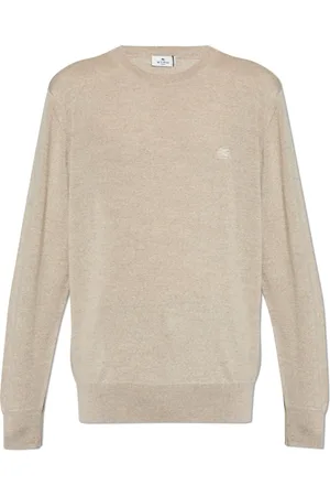 Etro Strik, Herre, , L, Uld, Uldsweater med logo