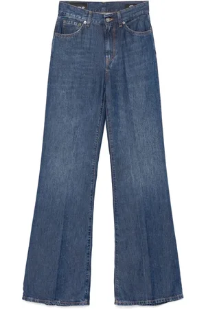 Dondup Jeans, Dame, Blå, W31, Uld, Flared Jeans