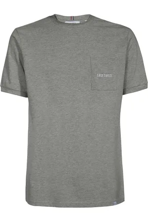 Les Deux Top, Herre, Grå, S, Bomuld, Ribbed Crew T-shirt