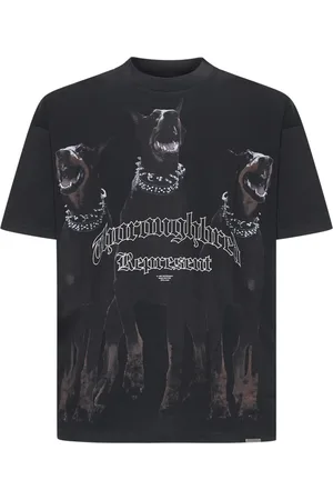 Represent Top, Herre, Sort, S, Uld, Stilfulde T-shirts og Polos