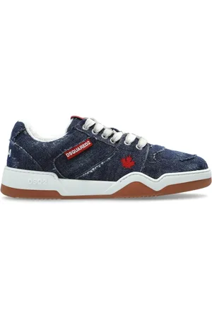 Dsquared2 Sko, Herre, Blå, 45 EU, Bomuld, Spiker Sneakers