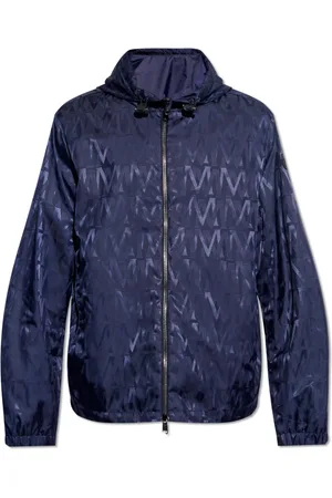 Moncler Jakke, Herre, Blå, XL, Uld, Lepontine Reversible Jakke