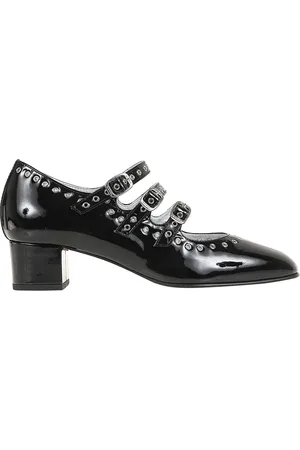 Carel Sko, Dame, Sort, 38 EU, Læder, Mary Janes Pumps