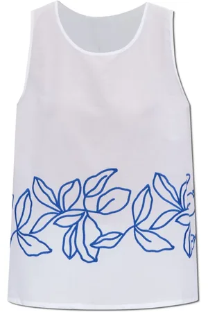 Hanro Top, Dame, Hvid, XL, Bomuld, Top fra Liz-kollektionen