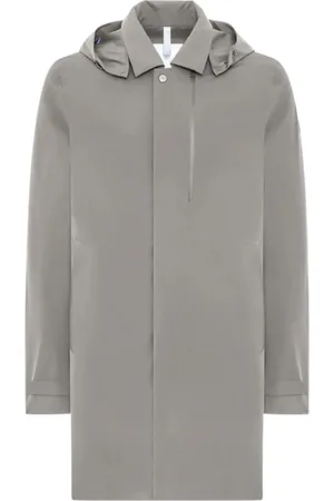 Duno Frakke, Herre, Grå, XL, Nylon, Bi-Stretch 3-Lags Frakke med Aftagelig Hætte