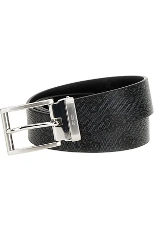 Guess Tilbehør, Herre, Grå, XL, Læder, Vezzola Bælte