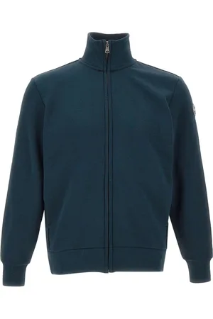 Colmar Sweathshirts & Hoodies, Herre, Blå, 3XL, Bomuld, Sweatshirt med lynlås