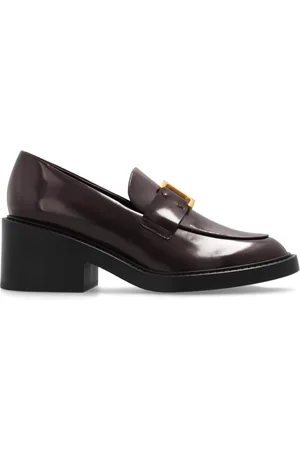 Chloé Sko, Dame, Brun, 35 EU, Uld, Heeled Sko Marcie