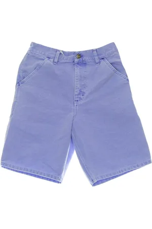 Carhartt Shorts, Herre, Blå, W30, Bomuld, Faded Knee Shorts