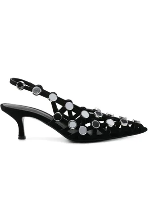 The Attico Sko, Dame, Sort, 39 EU, Sorte Ballerina Sko
