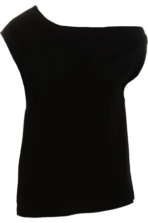 Norma Kamali Top, Dame, Sort, XS, Uld, Drop Shoulder Top