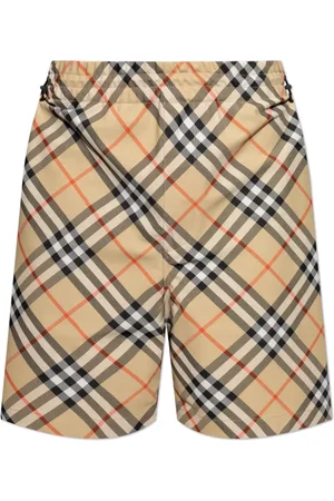 Burberry Shorts, Herre, , XL, Uld, Check Pattern Shorts