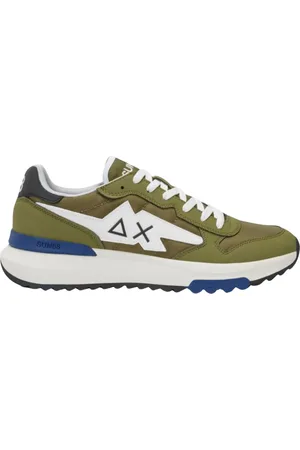 sun68 Sko, Herre, Grøn, 43 EU, Læder, Grøn Sneakers Niki 2.0 Solid