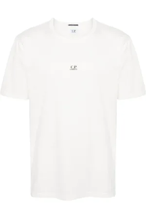 C.P. Company Top, Herre, Hvid, S, Bomuld, Short Sleeve T-Shirt 103