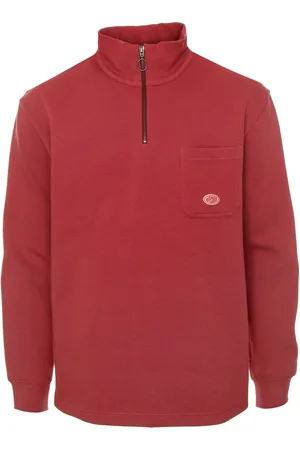 Armor.lux Strik, Herre, Rød, L, Uld, Heritage Half-Zip Sweatshirt