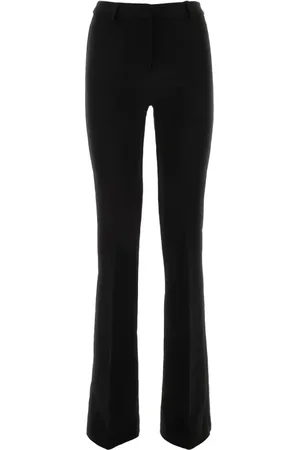Etro Bukser, Dame, Sort, 2XS, Uld, Straight Bukser
