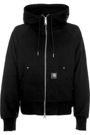Carhartt Sweathshirts & Hoodies, Dame, Sort, L, Bomuld, Hooded Eldon Jacket