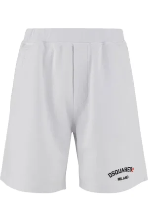 Dsquared2 Shorts, Herre, Grå, M, Bomuld, Casual Shorts
