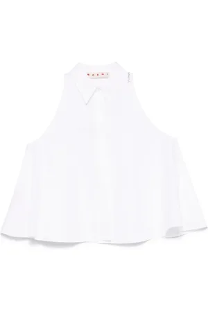 Marni Bluser & Skjorter, Dame, Hvid, L, Bomuld, Casual Skjorte