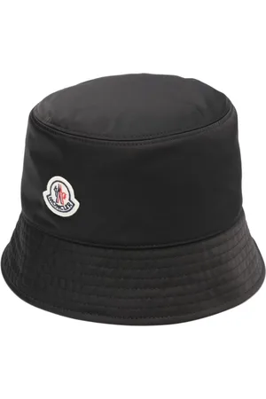 Moncler Tilbehør, Dame, Sort, L, Uld, Rund Krone Hat med Skygge