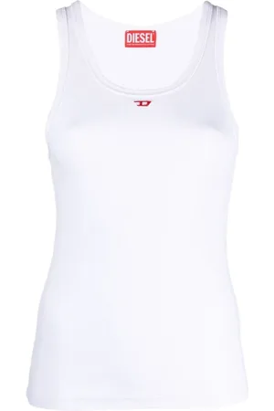Diesel Top, Dame, Hvid, S, Sleeveless Top