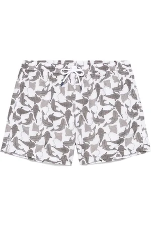 FEDELI Badetøj, Herre, Flerfarvet, M, Uld, Badeshorts med elastisk linning