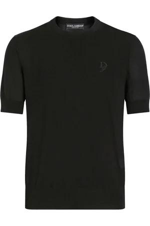 Dolce & Gabbana Strik, Herre, Sort, M, Uld, Stilfuld Strik Trøje