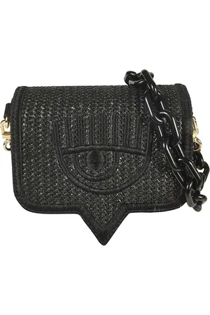 Chiara Ferragni Taske, Dame, Sort, ONE SIZE, Uld, Sort Crossbody Taske