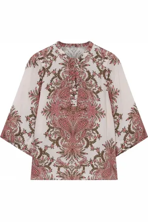gustav Bluser & Skjorter, Dame, Flerfarvet, XS, Elegant Coral Beige Skjortebluse
