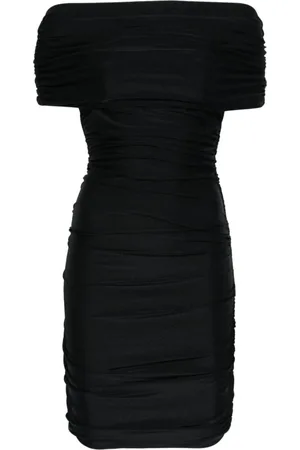 COPERNI Kjole, Dame, Sort, S, Uld, Plisseret Mini Kjole