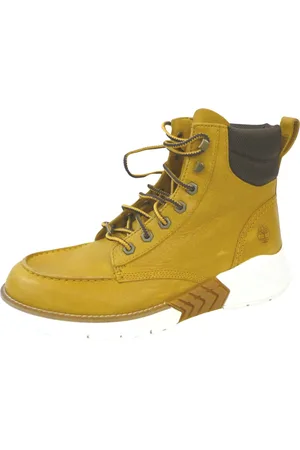 Timberland Sko, Herre, Gul, 44 1/2 EU, Læder, Grønne Læder Vandrestøvler
