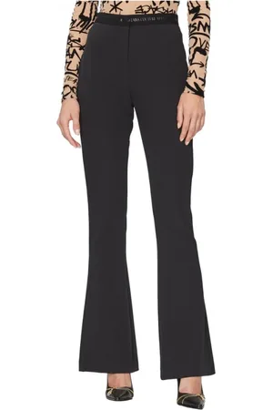 VERSACE Bukser, Dame, Sort, XS, Uld, Stilfulde Denim Bukser til Mænd