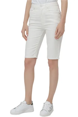 Chiara Ferragni Shorts, Dame, Hvid, L, Bomuld, Eye Print Shorts