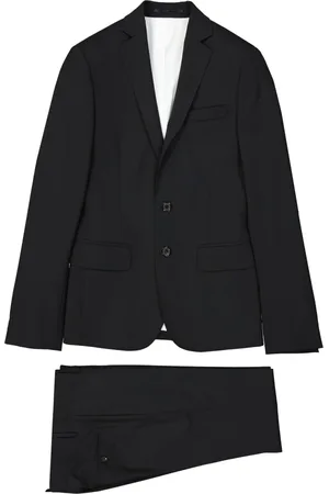 Dsquared2 Jakkesæt, Herre, Sort, 2XL, Uld, Luksuriøst enkeltknappet jakkesæt
