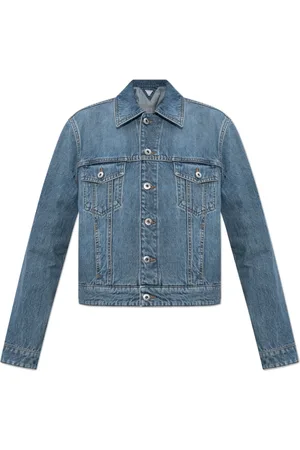 Bottega Veneta Jakke, Dame, Blå, S, Denim, Denimjakke