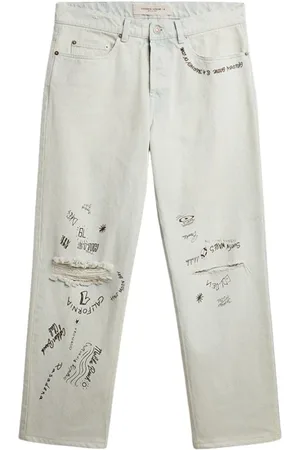 Golden Goose Jeans, Herre, Blå, W31, Denim, Straight Jeans