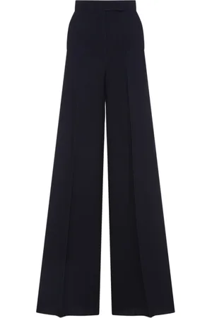 Max Mara Bukser, Dame, Sort, S, Uld, Osol Wide Bukser