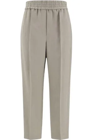 Brunello Cucinelli Bukser, Dame, , XS, Bomuld, Behagelige bomuldsbukser med lommer